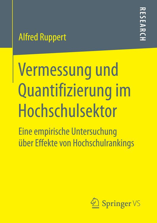 Produktbild: Vermessung und Quantifizierung im Hochschulsektor