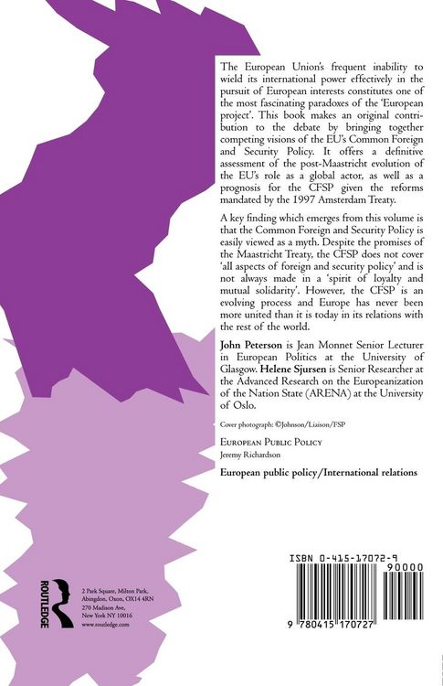 Produktbild: A Common Foreign Policy for Europe?