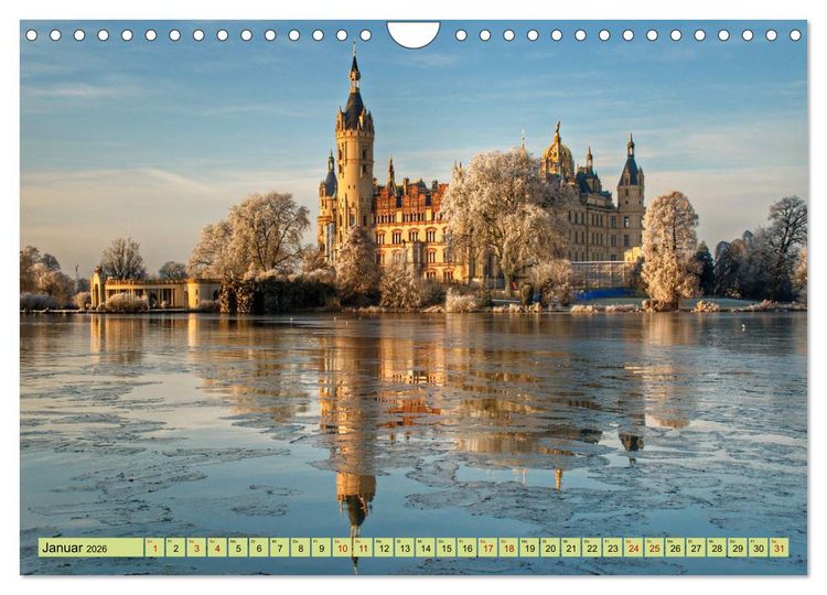 Produktbild: Schwerin - Welterbe (Wandkalender 2026 DIN A4 quer), CALVENDO Monatskalender