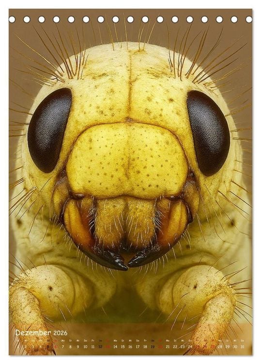 Produktbild: Makromonster - Sch&ouml;nheit im Detail (Tischkalender 2026 DIN A5 hoch), CALVENDO Monatskalender