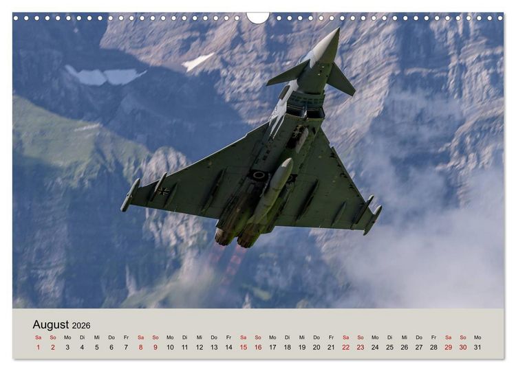 Produktbild: Kampfjet Eurofighter Typhoon (Wandkalender 2026 DIN A3 quer), CALVENDO Monatskalender