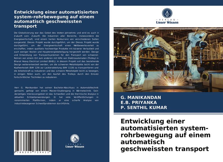 Produktbild: Entwicklung einer automatisierten system-rohrbewegung auf einem automatisch geschweissten transport
