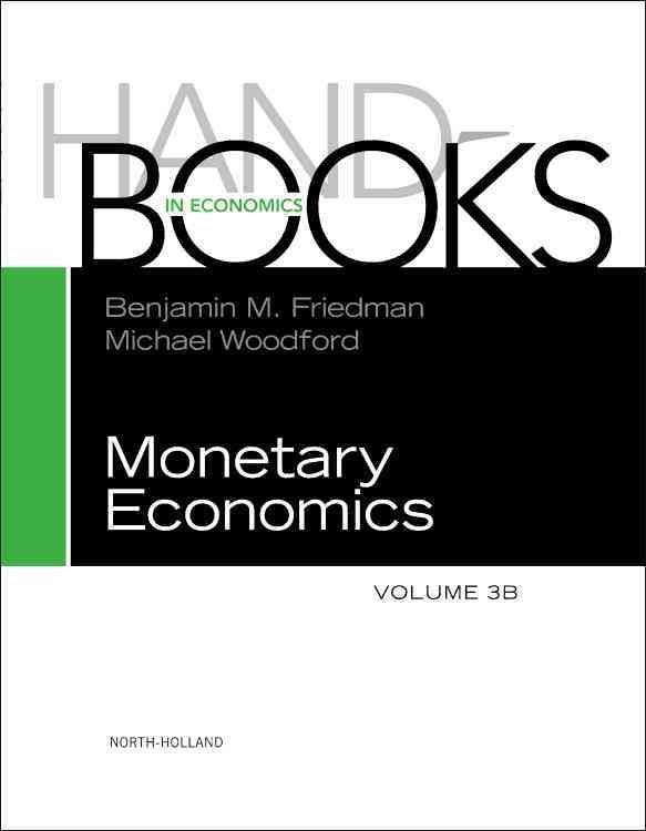 Produktbild: Handbook of Monetary Economics