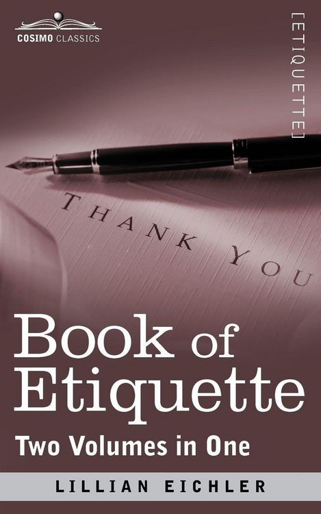 Produktbild: Book of Etiquette (Two Volumes in One)