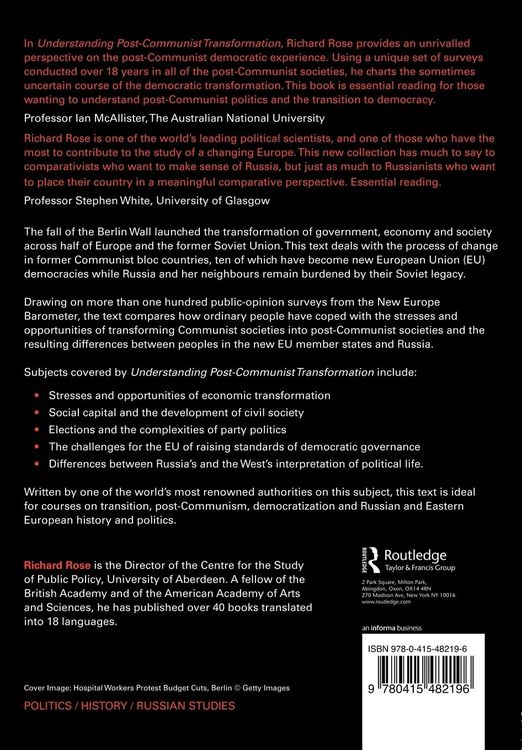 Produktbild: Understanding Post-Communist Transformation