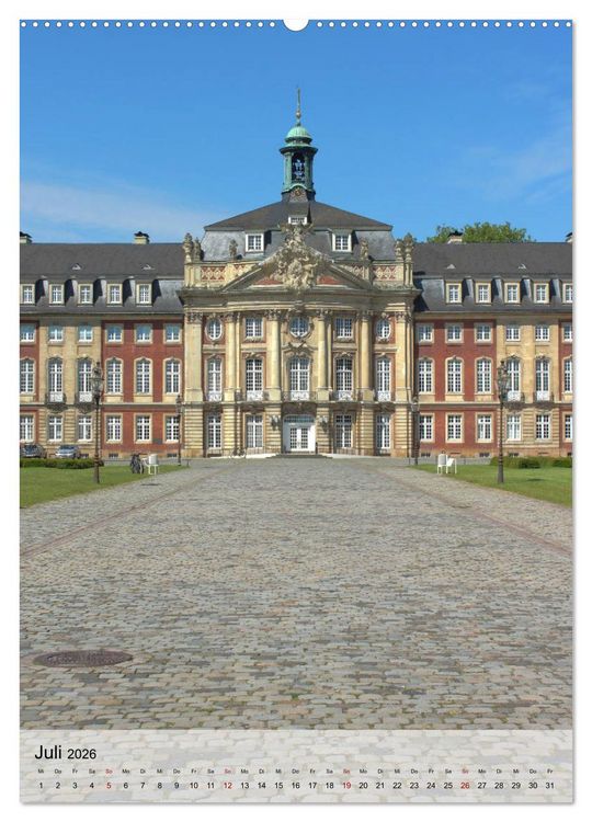 Produktbild: Historisches M&uuml;nster (Wandkalender 2026 DIN A2 hoch), CALVENDO Monatskalender