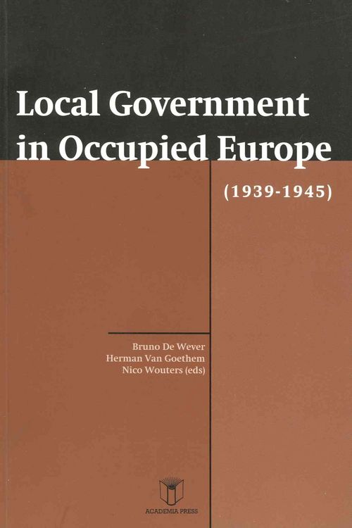 Produktbild: Local Government in Occupied Europe (1939-1945)