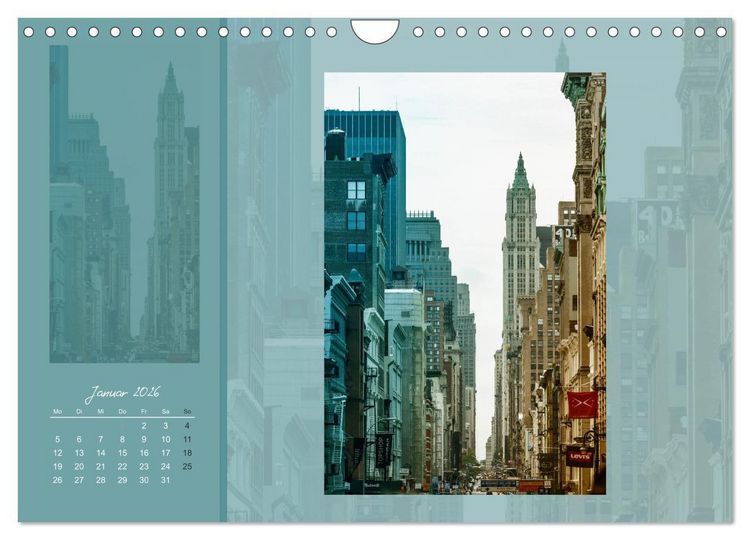 Produktbild: New York - einmal anders (Wandkalender 2026 DIN A4 quer), CALVENDO Monatskalender