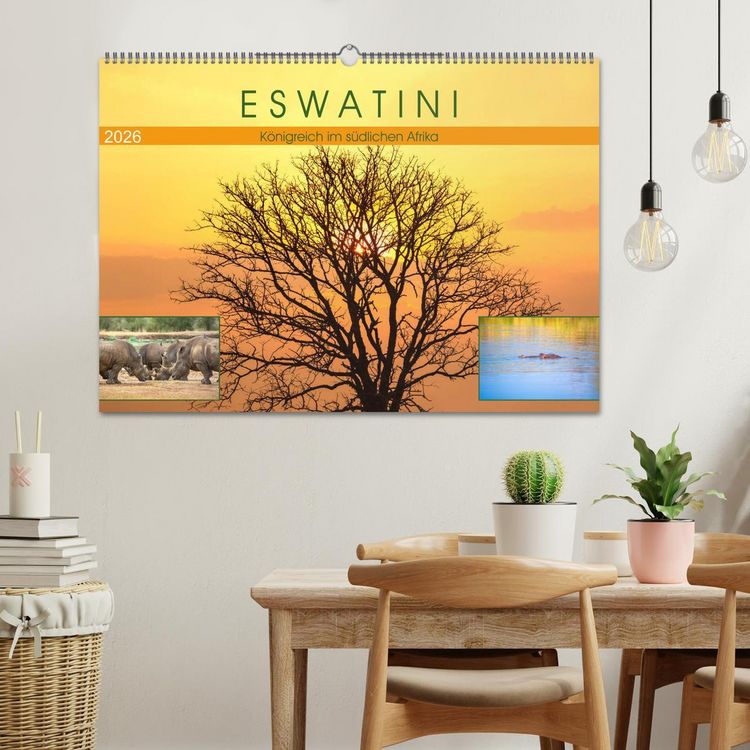 Produktbild: Eswatini - K&ouml;nigreich im s&uuml;dlichen Afrika (Wandkalender 2026 DIN A2 quer), CALVENDO Monatskalender