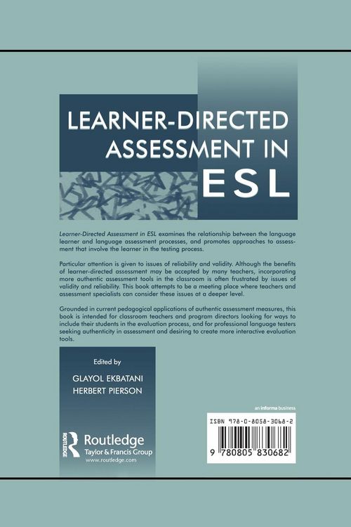 Produktbild: Learner-directed Assessment in Esl