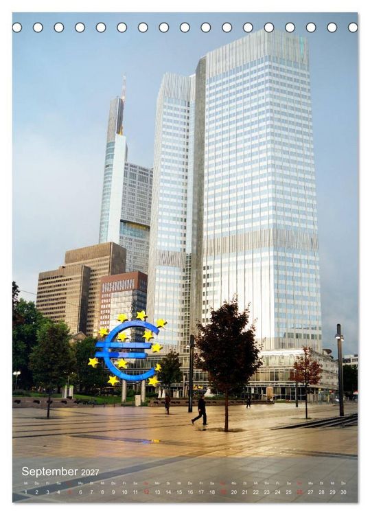 Produktbild: Frankfurter Pflaster (Tischkalender 2027 DIN A5 hoch), CALVENDO Monatskalender