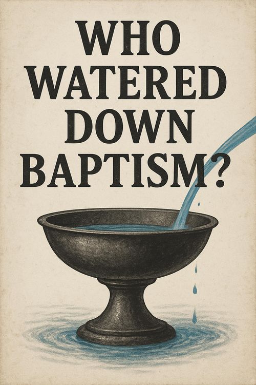 Produktbild: Who Watered Down Baptism?