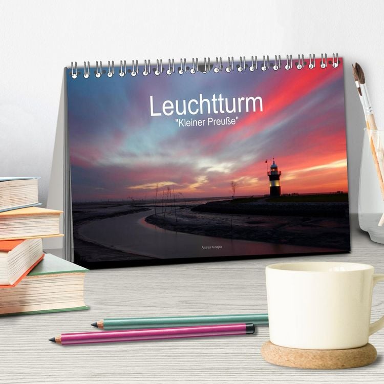Produktbild: Leuchtturm "Kleiner Preu&szlig;e" (Tischkalender 2026 DIN A5 quer), CALVENDO Monatskalender