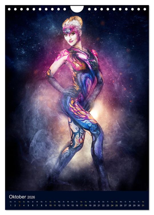 Produktbild: Bodypainting Adventures (Wandkalender 2026 DIN A4 hoch), CALVENDO Monatskalender