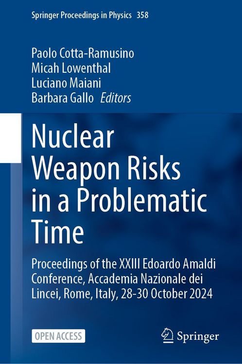 Produktbild: Nuclear Weapon Risks in a Problematic Time