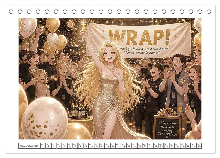 Produktbild: Ein K-Drama Sternchen hebt ab (Tischkalender 2027 DIN A5 quer), CALVENDO Monatskalender