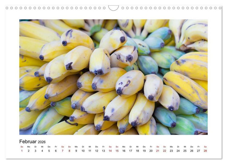 Produktbild: Frisches Obst - Mit leckeren Fr&uuml;chten und Vitaminen gesund durchs Jahr! (Wandkalender 2026 DIN A3 quer), CALVENDO Monatskalender