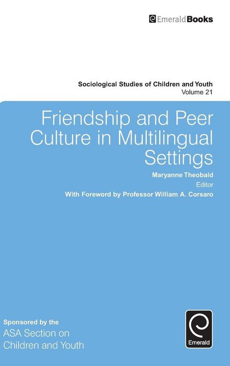 Produktbild: Friendship and Peer Culture in Multilingual Settings