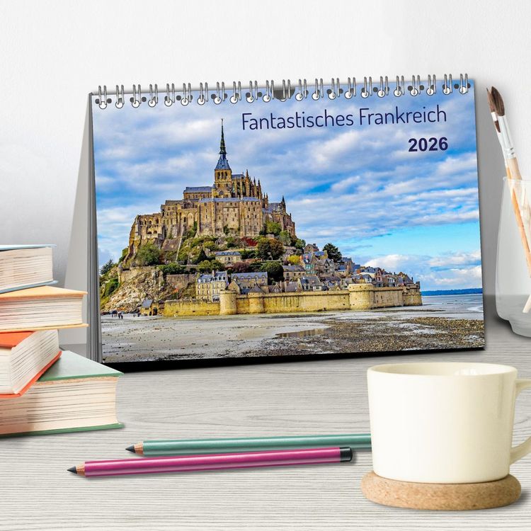 Produktbild: Faszination Frankreich (Tischkalender 2026 DIN A5 quer), CALVENDO Monatskalender