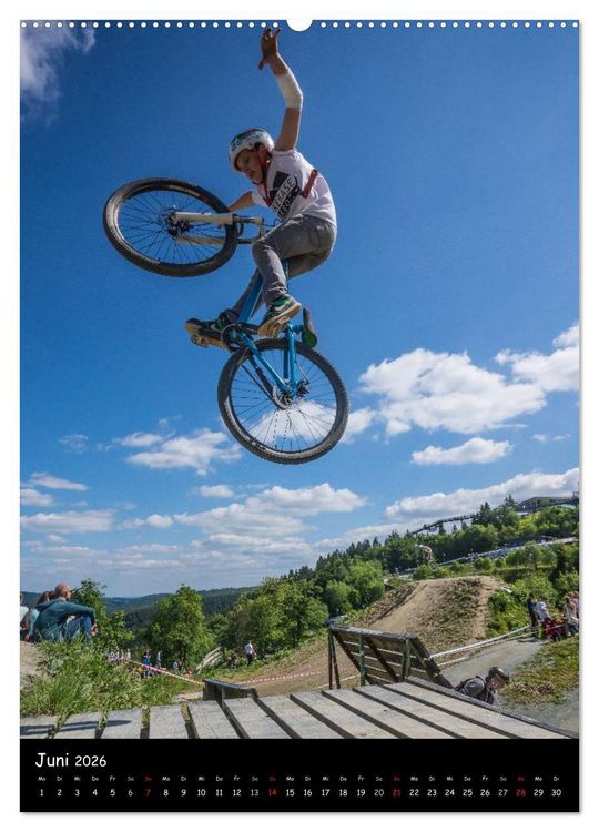 Produktbild: Slopestyle Extrembiking (hochwertiger Premium Wandkalender 2026 DIN A2 hoch), Kunstdruck in Hochglanz