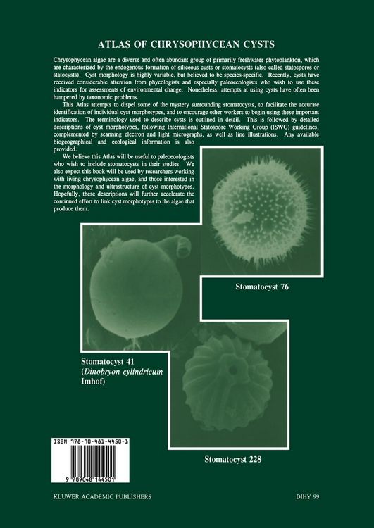 Produktbild: Atlas of Chrysophycean Cysts