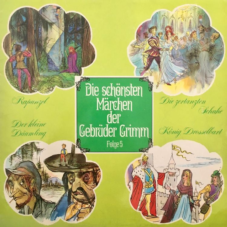 Produktbild: Rapunzel / Die zertanzten Schuhe / Der kleine Däumling / König Drosselbart