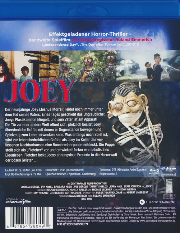 Produktbild: Joey - Roland Emmerich Collection