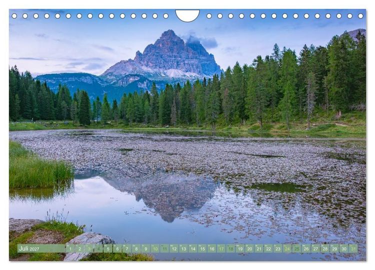 Produktbild: Alpenseen - Berge im Spiegel (Wandkalender 2027 DIN A4 quer), CALVENDO Monatskalender