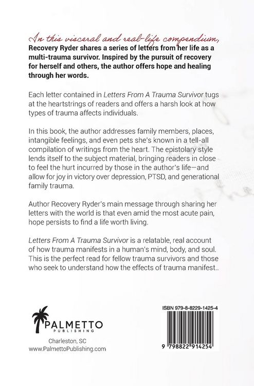 Produktbild: Letters from a Trauma Survivor