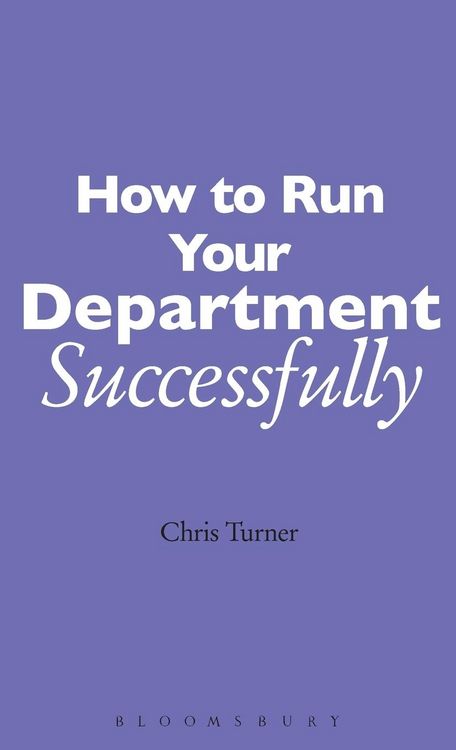 Produktbild: How to Run Your Department Successfully