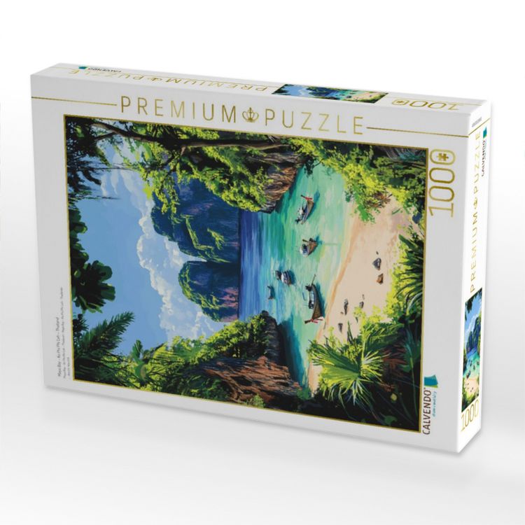 Produktbild: CALVENDO Puzzle Maya Bay - Ko Phi Phi Leh - Thailand | 1000 Teile Lege-Gr&ouml;&szlig;e 64x48cm Foto-Puzzle f&uuml;r gl&uuml;ckliche Stunden