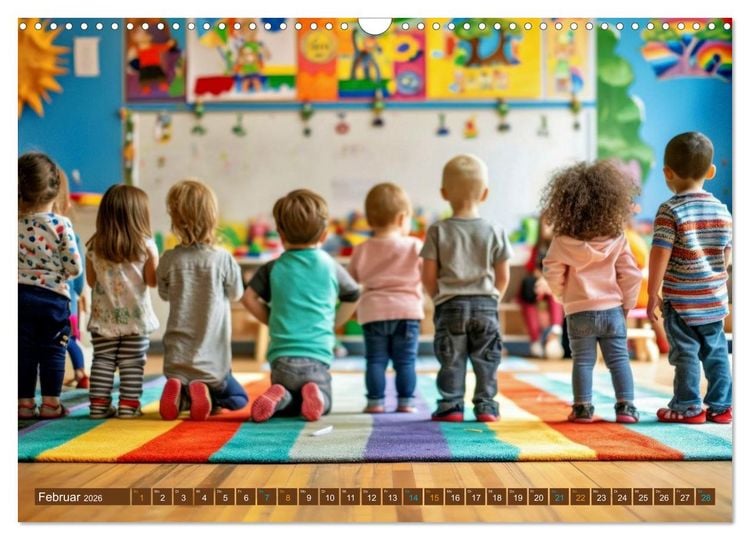 Produktbild: Traumberuf - Erzieher:innen in der Kinderkrippe (Wandkalender 2026 DIN A3 quer), CALVENDO Monatskalender