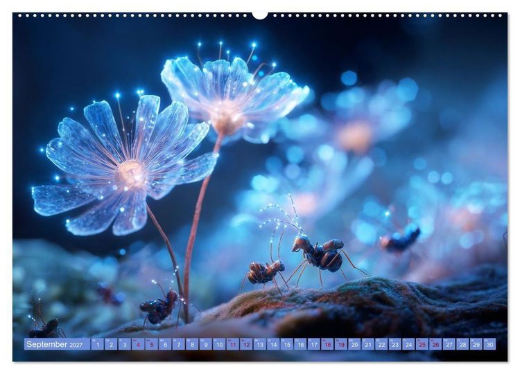 Produktbild: Fantastische Mikrowelten. Im Reich der Nanog&auml;rtner (hochwertiger Premium Wandkalender 2027 DIN A2 quer), Kunstdruck in Hochglanz