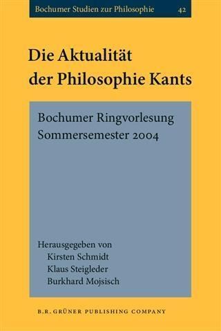 Produktbild: Die Aktualitat der Philosophie Kants
