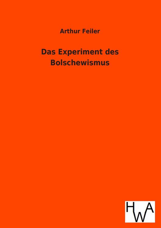 Produktbild: Das Experiment des Bolschewismus