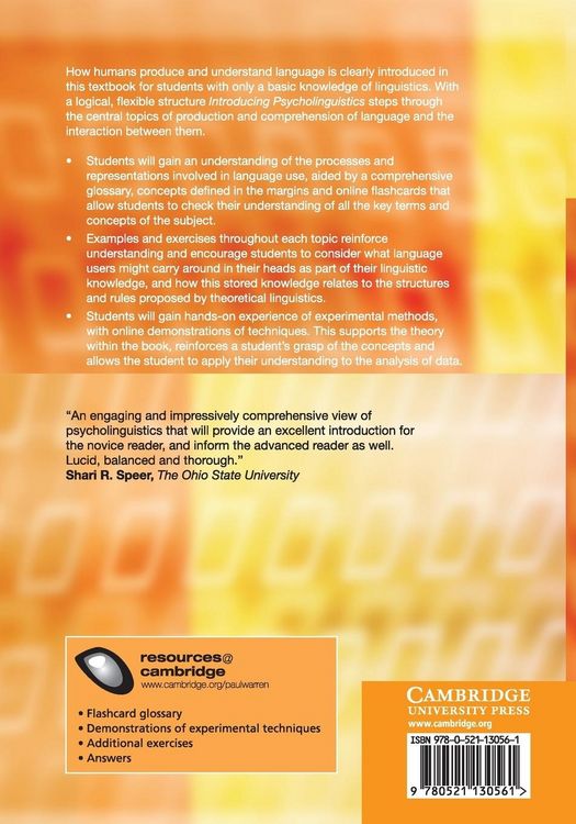 Produktbild: Introducing Psycholinguistics