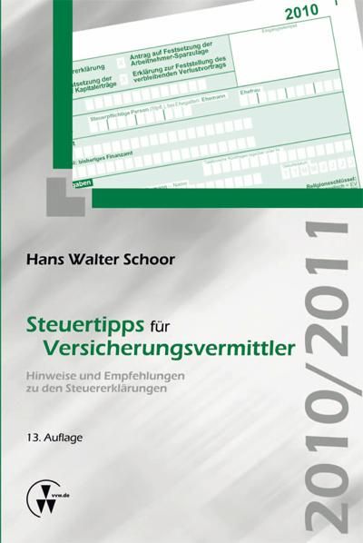 Produktbild: Steuertipps f&uuml;r Versicherungsvermittler