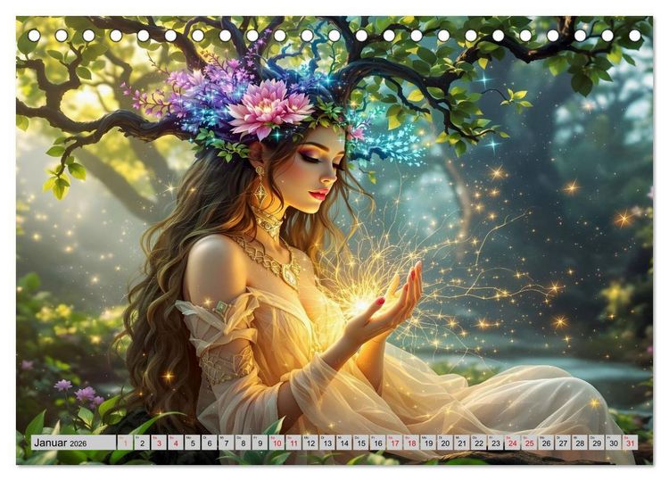 Produktbild: Baumvisionen (Tischkalender 2026 DIN A5 quer), CALVENDO Monatskalender