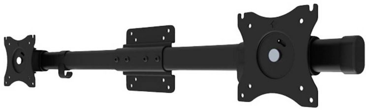 Produktbild: Neomounts Monitor-Tischhalterung FPMA-CB100BLACK 2 Display(s) 25,4 cm (10") - 68,6 cm (27") Schwarz Neigbar