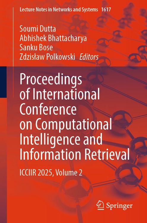 Produktbild: Proceedings of International Conference on Computational Intelligence and Information Retrieval