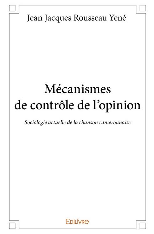 Produktbild: M&eacute;canismes de contr&ocirc;le de l'opinion