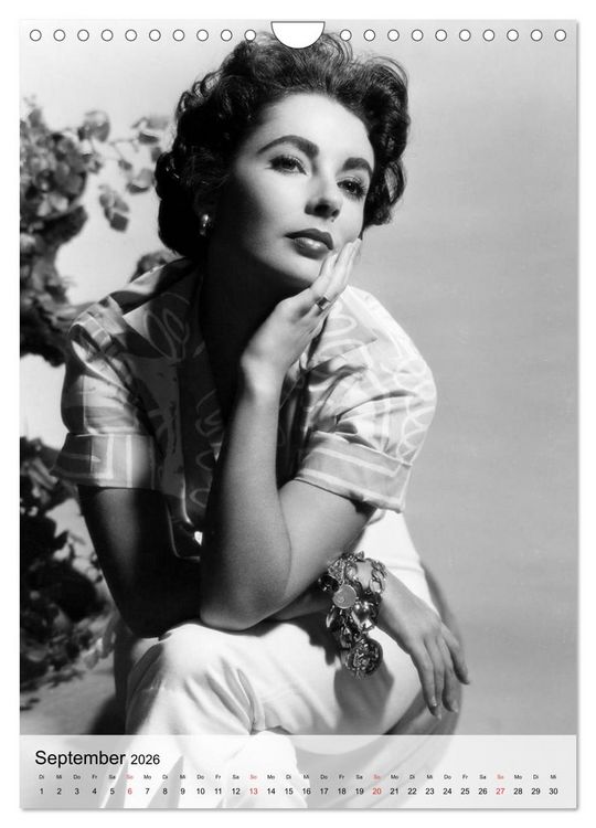 Produktbild: Elizabeth Taylor (Wandkalender 2026 DIN A4 hoch), CALVENDO Monatskalender