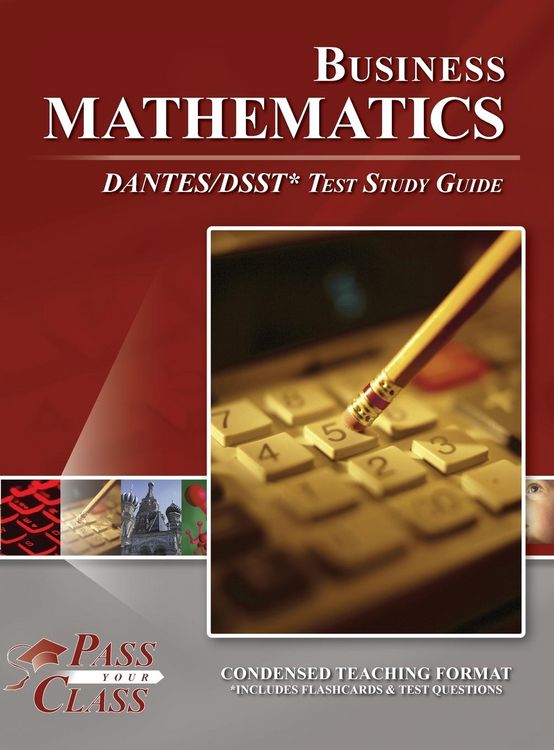 Produktbild: Business Mathematics DANTES / DSST Test Study Guide
