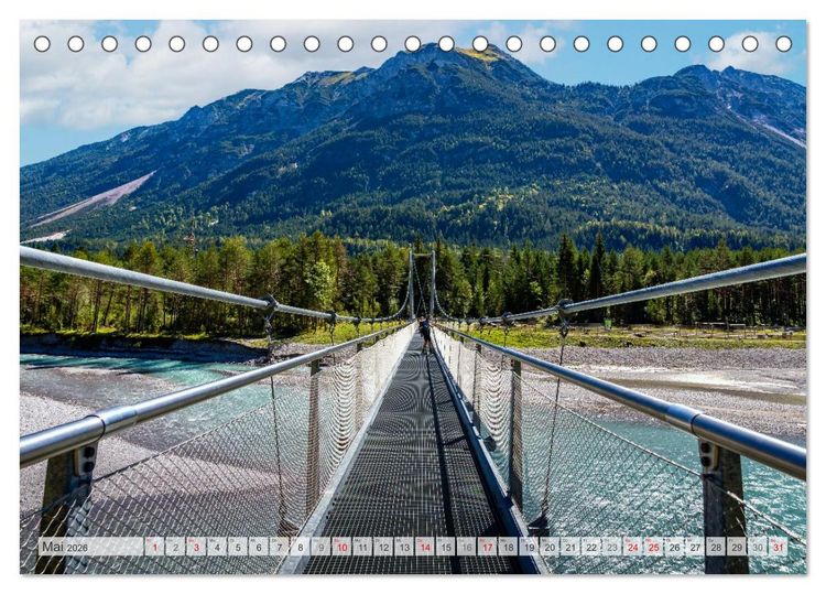 Produktbild: Urlaub im Tannheimer Tal (Tischkalender 2026 DIN A5 quer), CALVENDO Monatskalender