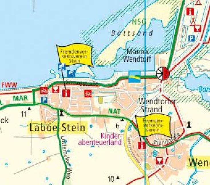 Produktbild: Publicpress Rad- und Wanderkarte Kiel und Umgebung 1:50.000