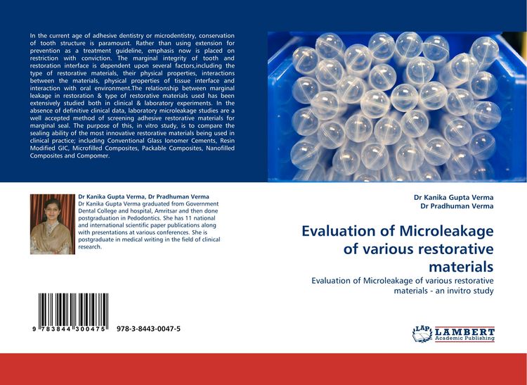 Produktbild: Evaluation of Microleakage of various restorative materials