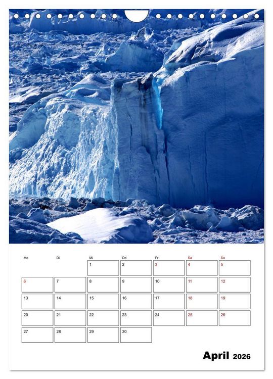 Produktbild: Die Eisberge von Ilulissat (Wandkalender 2026 DIN A4 hoch), CALVENDO Monatskalender