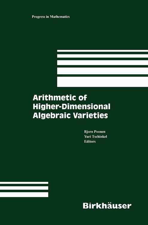 Produktbild: Arithmetic of Higher-Dimensional Algebraic Varieties