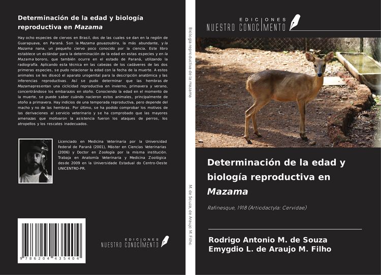 Produktbild: Determinaci&oacute;n de la edad y biolog&iacute;a reproductiva en Mazama