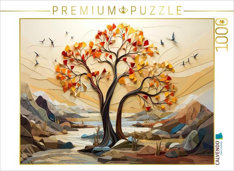 Produktbild: CALVENDO Puzzle Baum Kunst | 1000 Teile Lege-Gr&ouml;&szlig;e 64x48cm Foto-Puzzle f&uuml;r gl&uuml;ckliche Stunden